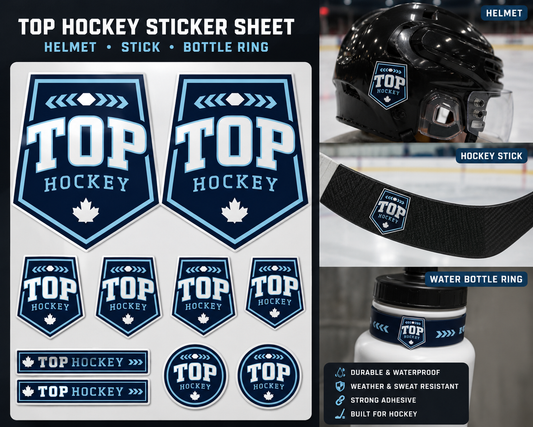 Starter Pack Bundle — Helmet Stickers, Name Bar & Jersey Numbers